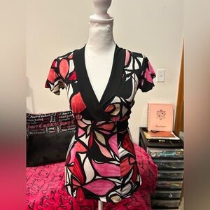 Elegant V-Neck Floral Blouse